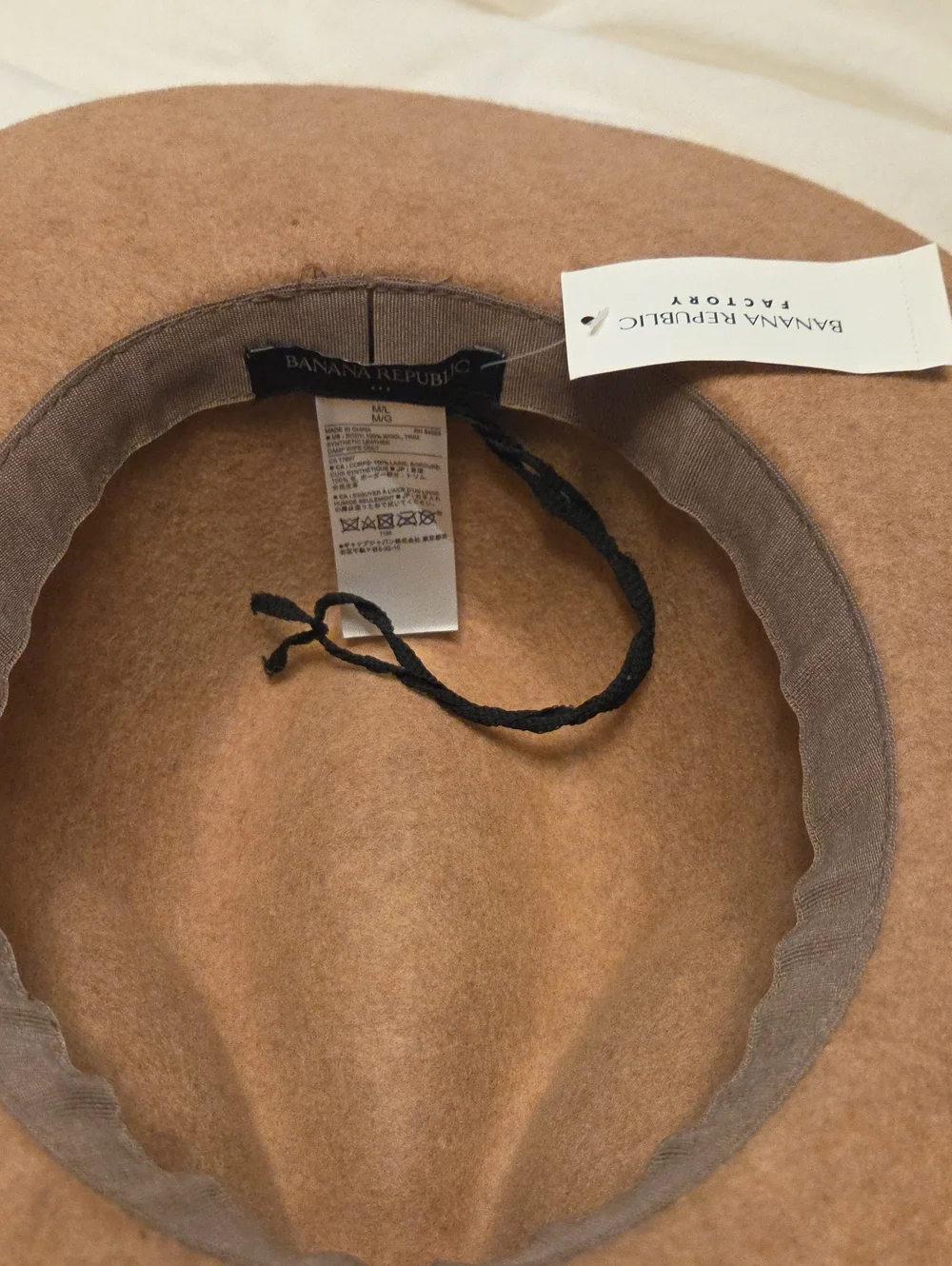 Nwt Banana Republic Wool Beige Hat